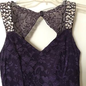 B Darlin purple formal dress
